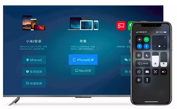 小米电视怎么投屏?小米电视支持哪些投屏方式?